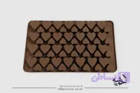 قالب سیلیکونی شکلات قلب ریز (کد 6TZVT)
