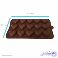 قالب شکلات سیلیکونی طرح قلب