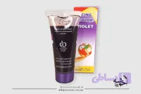 رنگ ژله ای بنفش خط زرد