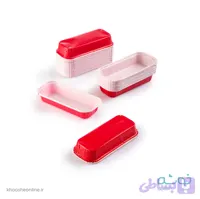 کپسول کاغذ مافین مستطیل لبه پلیسه 10 عددی (عرض5.5*12طول*ارتفاع2)