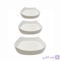 ظرف پخت گلدن اوپال مدل کارین مجموعه 3 عددی