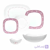 سرویس غذاخوری 26 پارچه 6 نفر لومینارک مدل اطلس