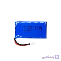 باتری لیتیوم پلیمر 3.7 ولت 800 میلی آمپری مدل 902540