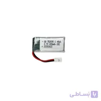 باتری لیتیوم پلیمر 3.7 ولت 400 میلی آمپری مدل 752035
