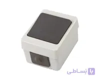 کلید تک پل بارانی روکار پارت مدل برکه