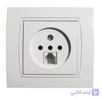پریز تلفن دو منظوره آذین پارت الکتریک