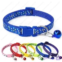 قلاده گردنی زنگوله دار طرح استخوان کت Cat Collar with Bell Bone Pattern