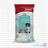 دستمال مرطوب سگ و گربه و جوندگان بایولاین Bioline Pet Wipes for Dogs Cats and Rodents 10 Pack بسته ۱۰ عددی