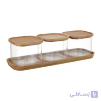ست آجیل خوری بامبو اولالا سه عددی 7154