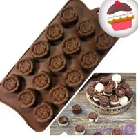 قالب شکلات گل رز