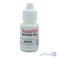 رنگ ژله ای 25 گرمی سفیداسکارلت