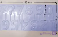 طلق آبنبات و شکلات اعداد بزرگ