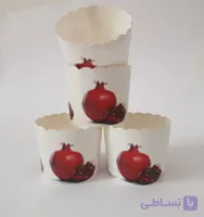 کپسول کاپ کیک طرح انار تکی