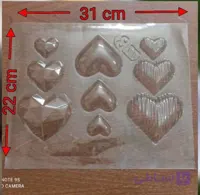 طلق شکلات قلب سه رقم سه مدل