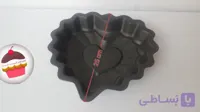 قالب تفلون طرح قلب کنگره ای