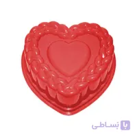 قالب ژله قلب طرح بافت