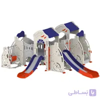 تاب و سرسره کودک دو برج دو پلکان مدل PS5406