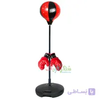 کیسه بوکس کودک پایه‌دار [ارتفاع قابل تنظیم]