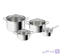 سرویس قابلمه تفال 8 پارچه استیل مدل B864S874