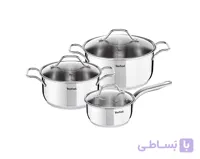 سرویس قابلمه تفال 6 پارچه استیل مدل B864S674