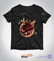 تیشرت مشکی با طرح  محرم با شناسه 23829