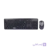 کیبورد و ماوس بی سیم سادیتا مدل SKM-3403 WL