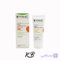 کرم ضدآفتاب رنگی SPF 60 بژ طبیعی پرایم