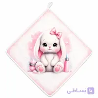 حوله دست و صورت نوزاد مدل خرگوش
