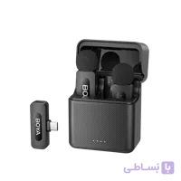 میکروفون یقه‌ ای بویا مدل by-v30 BOYA ا دو مخاطب با پورت type c