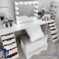 میز آرایش لامپ دار DJ375
