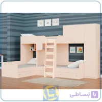 تخت خواب دو طبقه سه نفره TBJ170