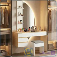میز آرایش دیواری لامپ دار DJ770