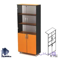 کتابخانه تمام شیشه BCSN702