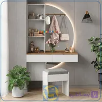 میز آرایش دیواری لامپ دار DJ769