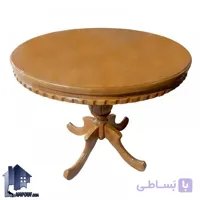 میز نهارخوری گرد DTB24
