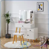 میز آرایش لامپ دار DJ743