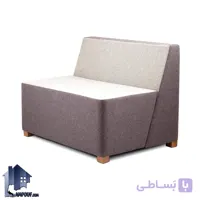 مبل مکعبی تک نفره بدون دسته MCF کد OfAM108