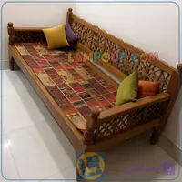 تخت سنتی سه نفره 60*160مدل TrK256
