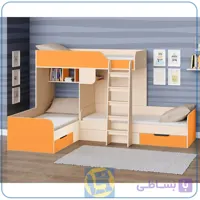 تخت خواب دو طبقه سه نفره TBJ173