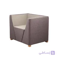 مبل مکعبی تک نفره یک دسته MCF کد OfAM106