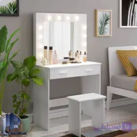 میز آرایش لامپ دار DJ625