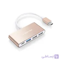 هاب 4 پورت C13 USB C