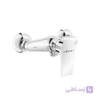 شیر توالت شودر مدل پلاس کروم