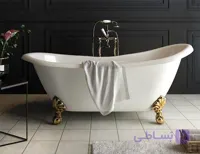 وان حمام badab باداب مدل کلاسیک طلایی سایز 170*70*70