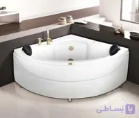 جکوزی ریتون مدل لونا (سه گوش/کنج) سایز 100*100