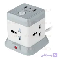 چندراهی برق و محافظ ولتاژ هایکواستار مدل HS-PS321