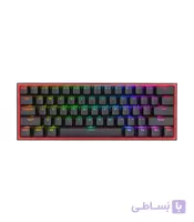 کیبورد گیمینگ ردراگون مدل K616 FIZZ Pro White & Pink