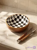 کاسه سالاد چوبی السی هوم