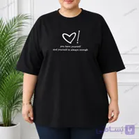 تیشرت زنانه سایز بزرگ کد TSH88