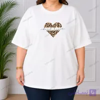 تیشرت سایز بزرگ زنانه کد TSH112